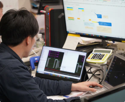 作業中の様子