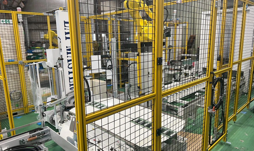 製品梱包ライン